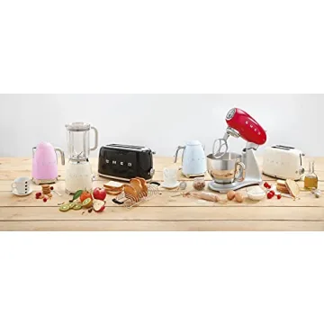 SMEG Retro Electric Kettle with Auto Shutoff and Water Indicator