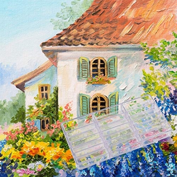 WANDIC 12-Well Airtight Paint Palette for Artists