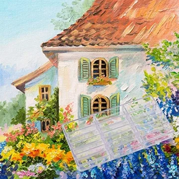 WANDIC 12-Well Airtight Paint Palette for Artists