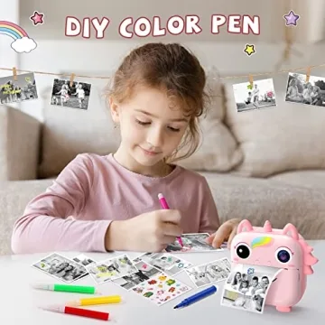 Instant Camera for Kids - Fun 48MP Unicorn Camera