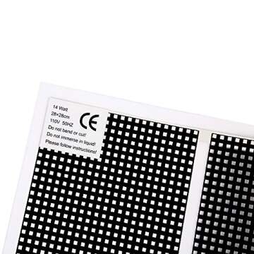 BNYEE Reptile Under Tank Heating Pad - 14W /110V Terrarium Heating Pad Warmer Heater Mat with Temperature Control for Reptile