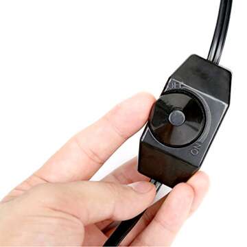 BNYEE Reptile Under Tank Heating Pad - 14W /110V Terrarium Heating Pad Warmer Heater Mat with Temperature Control for Reptile