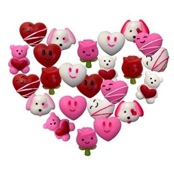 QINGQIU 24 PCS Squishy Toys for Valentine’s Day Fun