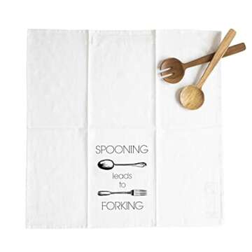 Twisted Wares "Spooning Leads to Forking" Hang Tight Towel