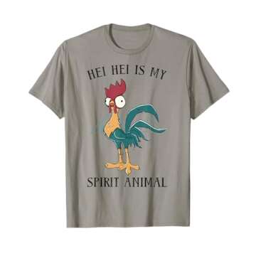Disney Moana Hei Hei Is My Spirit Animal Portrait T-Shirt