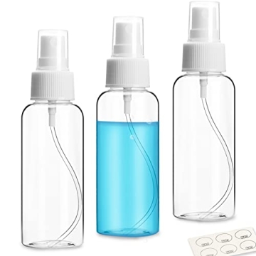 Portable ZEJIA 3 Pack Small Spray Bottles for Travel Needs