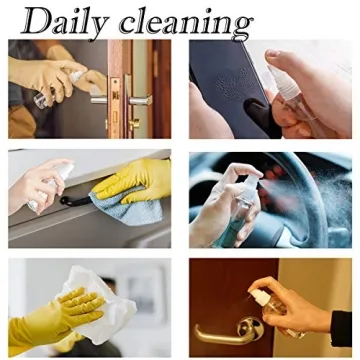 Portable ZEJIA 3 Pack Small Spray Bottles for Travel Needs