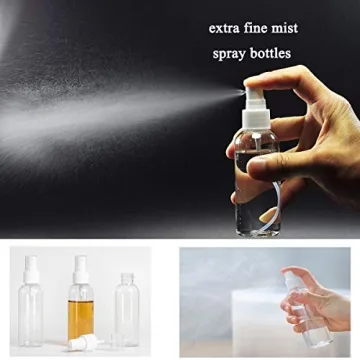 Portable ZEJIA 3 Pack Small Spray Bottles for Travel Needs