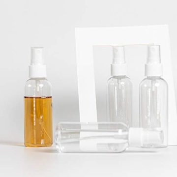 Portable ZEJIA 3 Pack Small Spray Bottles for Travel Needs