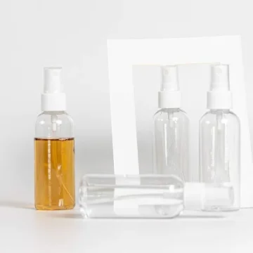 Portable ZEJIA 3 Pack Small Spray Bottles for Travel Needs