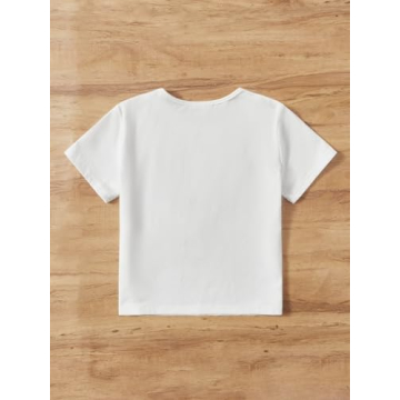 Trendy Girl's Sequin Graphic Tee for Stylish Outfits