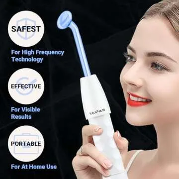 UUPAS 4 in 1 High Frequency Facial Wand for Home Use