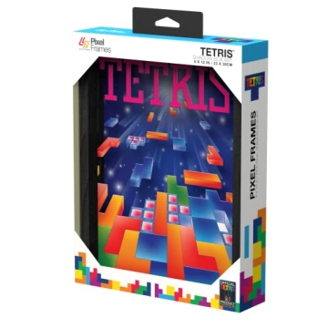 Pixel Frames - Tetris - 9"x12" Shadow Box Art (Big) (PF-TET-100),Multi Color