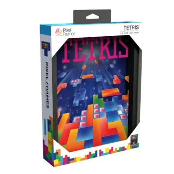 Pixel Frames - Tetris - 9"x12" Shadow Box Art (Big) (PF-TET-100),Multi Color