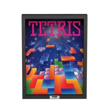 Pixel Frames - Tetris - 9"x12" Shadow Box Art (Big) (PF-TET-100),Multi Color