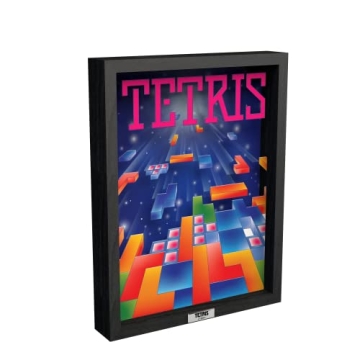 Pixel Frames - Tetris - 9"x12" Shadow Box Art (Big) (PF-TET-100),Multi Color
