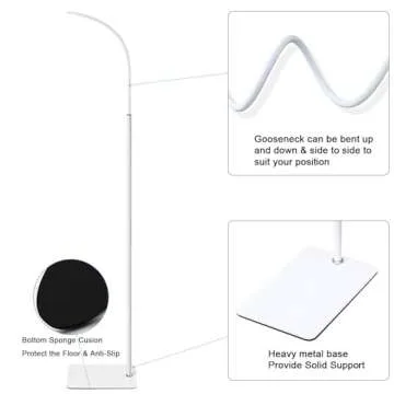 67" Adjustable Height Baby Monitor Floor Stand Holder for Nanit Pro Smart Baby Monitor & Flex Stand,Owlet Cam/Cam 2 /Owlet Duo 2, Baby Monitor,Also Cameras with 1/4 Thread Connection