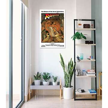 Indiana Jones - Raiders Of The Lost Ark - Movie Poster (1982 Re-Release) (Size: 24" x 36")