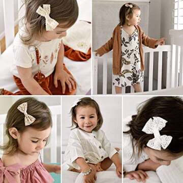 Stylish 10-Pack Baby Girl Hair Clips for All Occasions