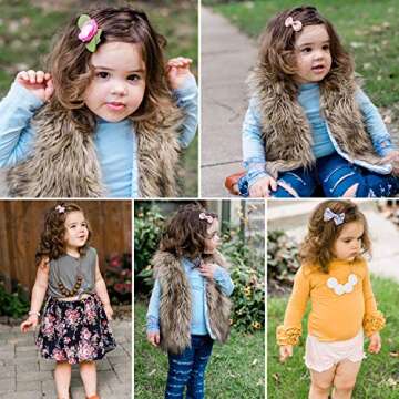 Stylish 10-Pack Baby Girl Hair Clips for All Occasions