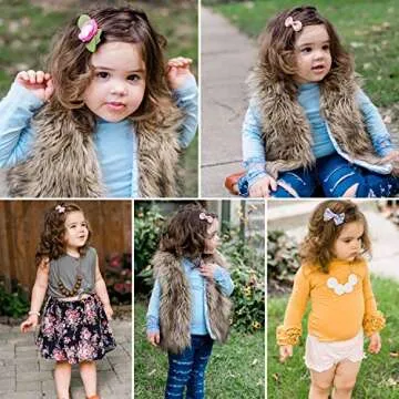 Stylish 10-Pack Baby Girl Hair Clips for All Occasions