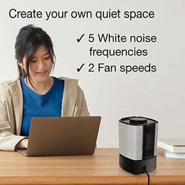 Lasko SlumberBreeze 2-in-1 Fan and White Noise Machine