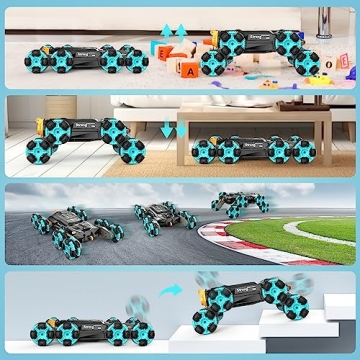 Gampop 8WD RC Stunt Cars for Kids - Gesture Control Fun