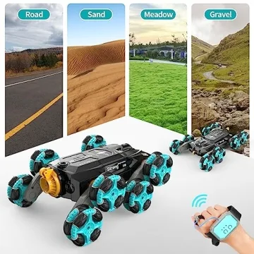 Gampop 8WD RC Stunt Cars for Kids - Gesture Control Fun