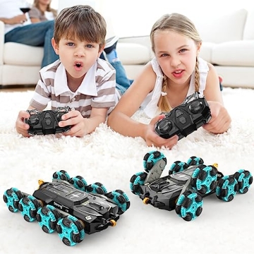 Gampop 8WD RC Stunt Cars for Kids - Gesture Control Fun