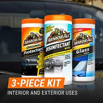 Armor All Car Cleaning Wipes for Cars, Trucks, Motorcycles