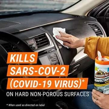 Armor All Car Cleaning Wipes for Cars, Trucks, Motorcycles