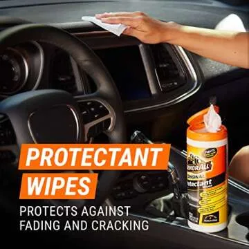 Armor All Car Cleaning Wipes for Cars, Trucks, Motorcycles