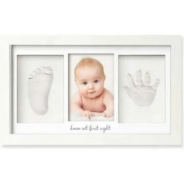 Baby Handprint Footprint Kit for Precious Keepsakes