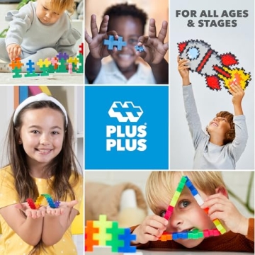 PLUS PLUS Open Play Set 300 Piece Pastel Color Mix