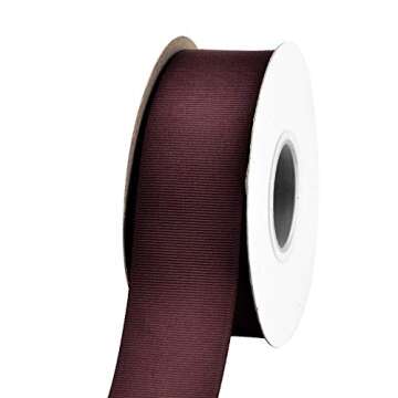 Ribest 1-1/2 inch 25 Yards Solid Grosgrain Ribbon Per Roll for DIY Hair Accessories Scrapbooking Gif...