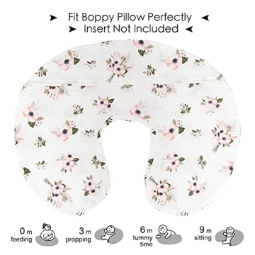 TILLYOU Nursing Pillow Cover for Smooth Feeding Experience