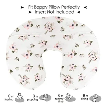 TILLYOU Nursing Pillow Cover for Smooth Feeding Experience