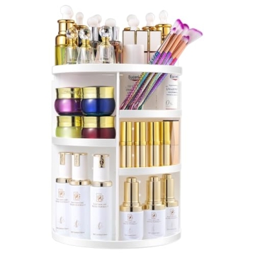 Professional Vanity Makeup Organizer with 360 Rotation