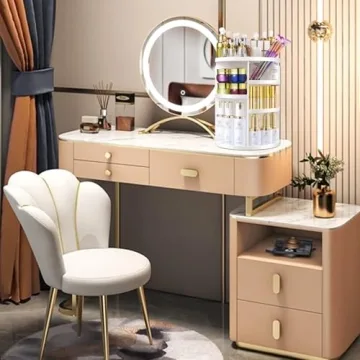 Professional Vanity Makeup Organizer with 360 Rotation