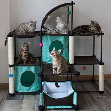 Kitty City Mega Kit: Fun Modular Cat Furniture for All Cats