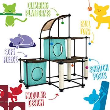 Kitty City Mega Kit: Fun Modular Cat Furniture for All Cats