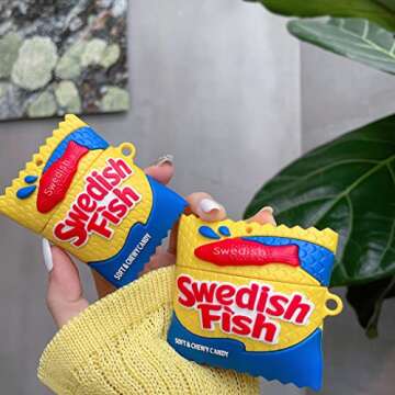 Cute Candy Fish Airpod Case for Kids and Teens