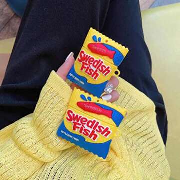 Cute Candy Fish Airpod Case for Kids and Teens