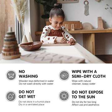 JETM·HH Wood Alphabet Tracing Board,2 Pcs Montessori Toys for Kids Age 3-6 Double Sided Letters Tracing Numbers&Patterns, Idea Gift for Boy and Girls