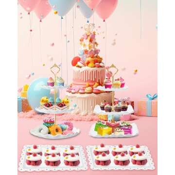 Elegant 10 Pcs Cake Stand Set for Any Occasion