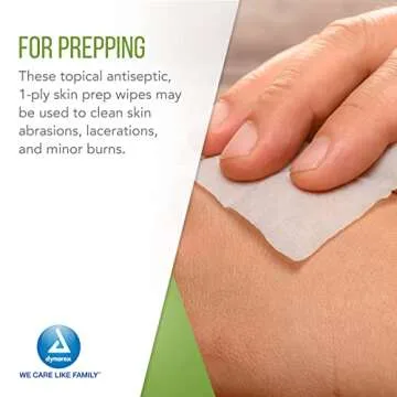 Dynarex Alcohol Prep Pads - 2000 Medical-Grade Wipes