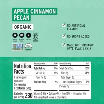 Purely Elizabeth Organic Apple Cinnamon Oatmeal Cups