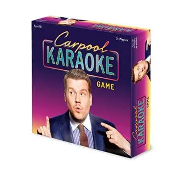 Big G Creative: Carpool Karaoke Game, from The Hit Series The Late Late Show with James Corden, 3+ Players, 30 Minute Play Time, for Ages 12 and up