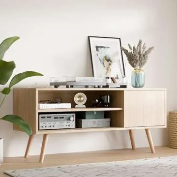 Cozy Castle Mid Century Modern TV Stand up to 48 Inches