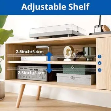 Cozy Castle Mid Century Modern TV Stand up to 48 Inches